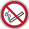 ISO - Veiligheidspictogram - Roken verboden Ø100mm PE